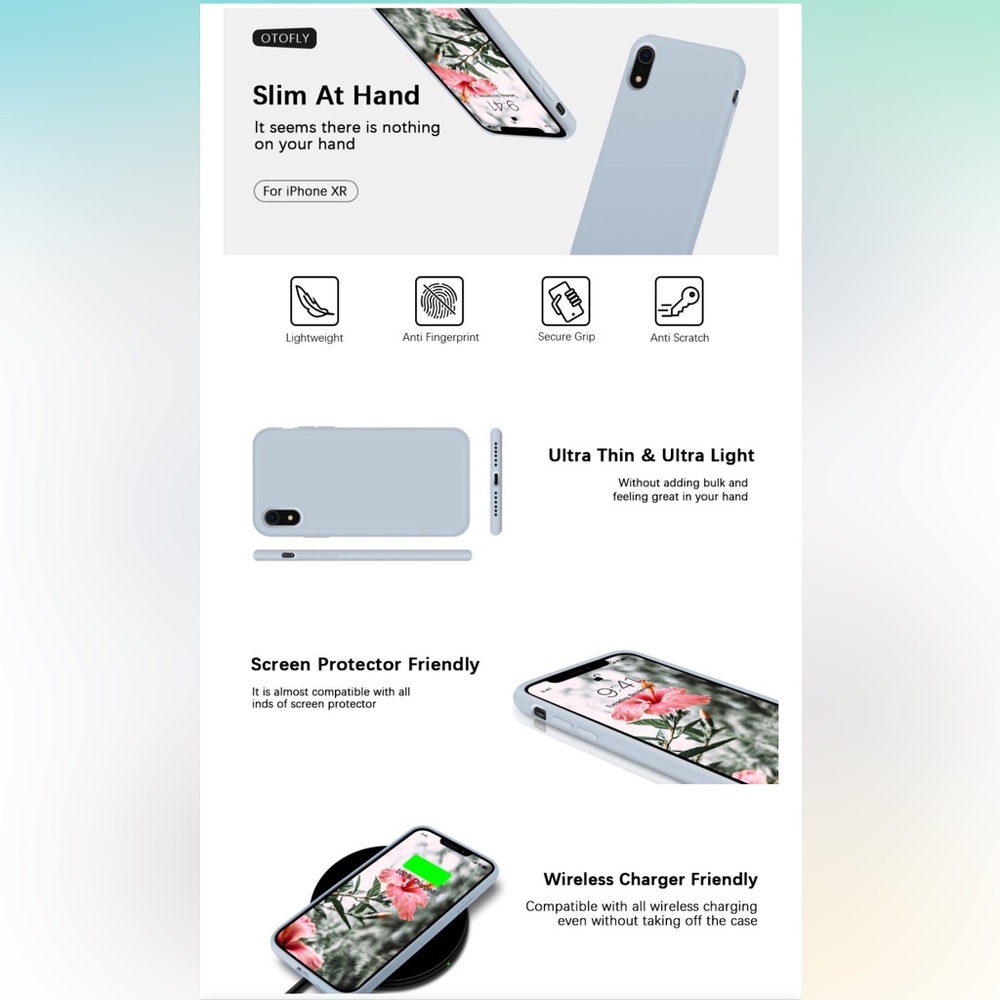 🌿 Otofly IPhone XR Silicon Cover - Picture 8 of 9